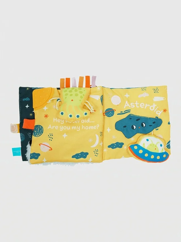 „Little Rocket Finds Home“ – Weiches Knister-Aktivitätsbuch