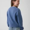 Locker sitzende, kurze Strickjacke für Kinder