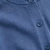 Locker sitzende, kurze Strickjacke für Kinder