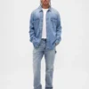 Locker sitzende Straight-Carpenter-Jeans