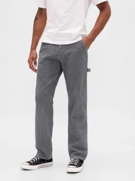Locker sitzende Straight-Carpenter-Jeans