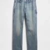 Locker sitzende Straight-Carpenter-Jeans