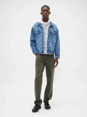 Locker sitzende Straight-Jeans