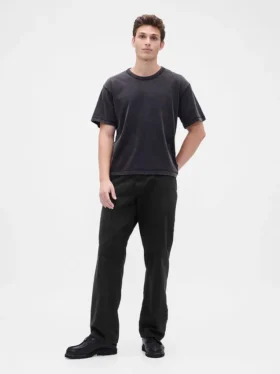 Locker sitzende Straight-Jeans