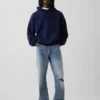 Locker sitzende Straight-Jeans
