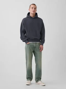 Locker sitzende Straight-Jeans