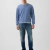 Locker sitzende Straight-Jeans