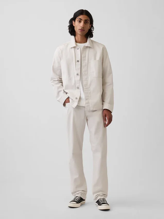 Locker sitzende Straight-Jeans