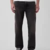 Locker sitzende Straight-Jeans