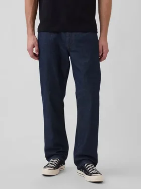 Locker sitzende Straight-Jeans