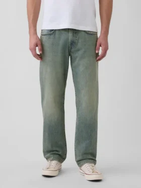 Locker sitzende Straight-Jeans