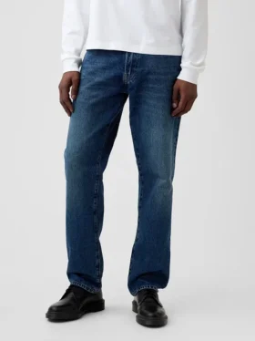 Locker sitzende Straight-Jeans