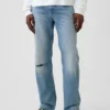 Locker sitzende Straight-Jeans