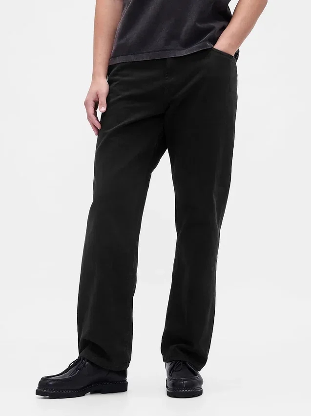 Locker sitzende Straight-Jeans