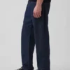 Locker sitzende Straight-Jeans