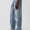 Locker sitzende Straight-Jeans