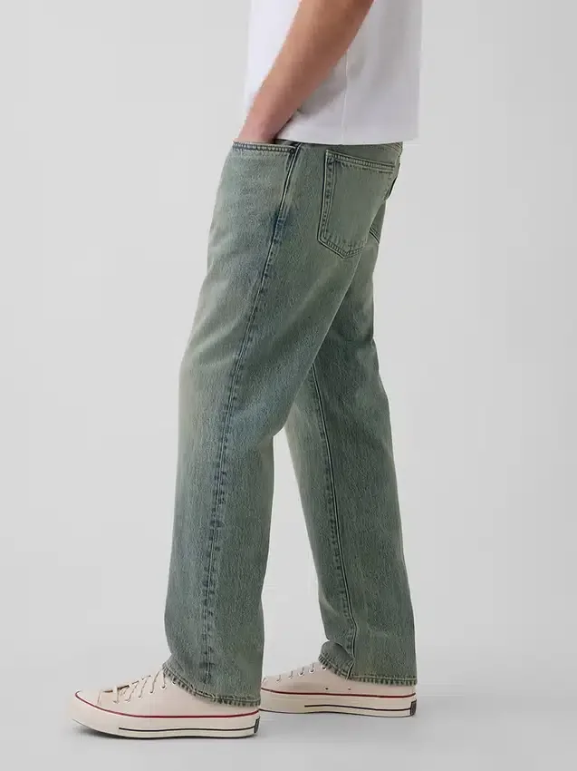 Locker sitzende Straight-Jeans