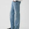 Locker sitzende Straight-Jeans