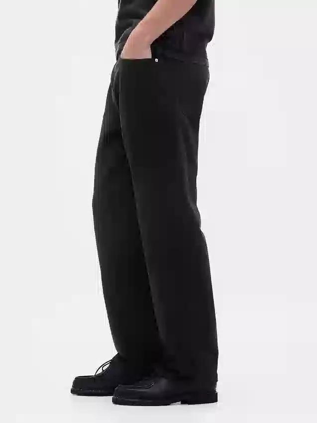 Locker sitzende Straight-Jeans