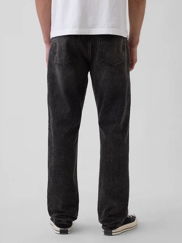 Locker sitzende Straight-Jeans