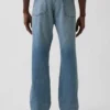 Locker sitzende Straight-Jeans