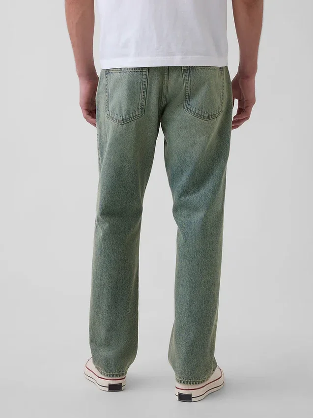 Locker sitzende Straight-Jeans