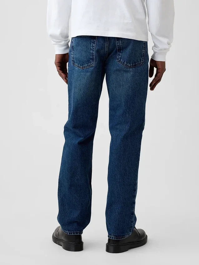 Locker sitzende Straight-Jeans
