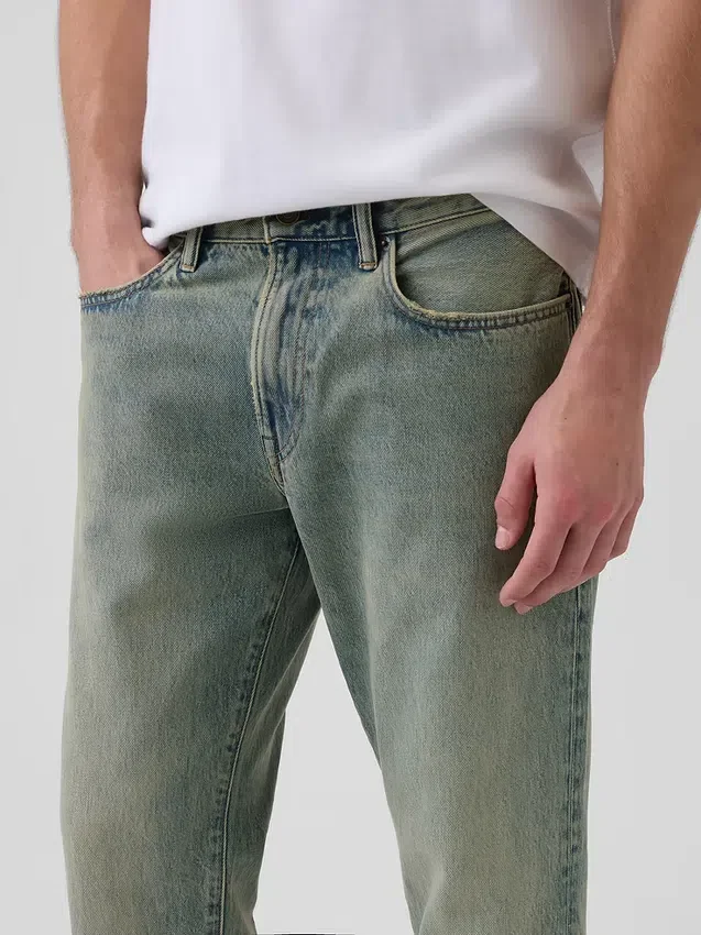 Locker sitzende Straight-Jeans