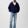 Locker sitzende Straight-Jeans