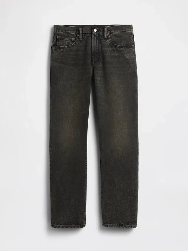 Locker sitzende Straight-Jeans