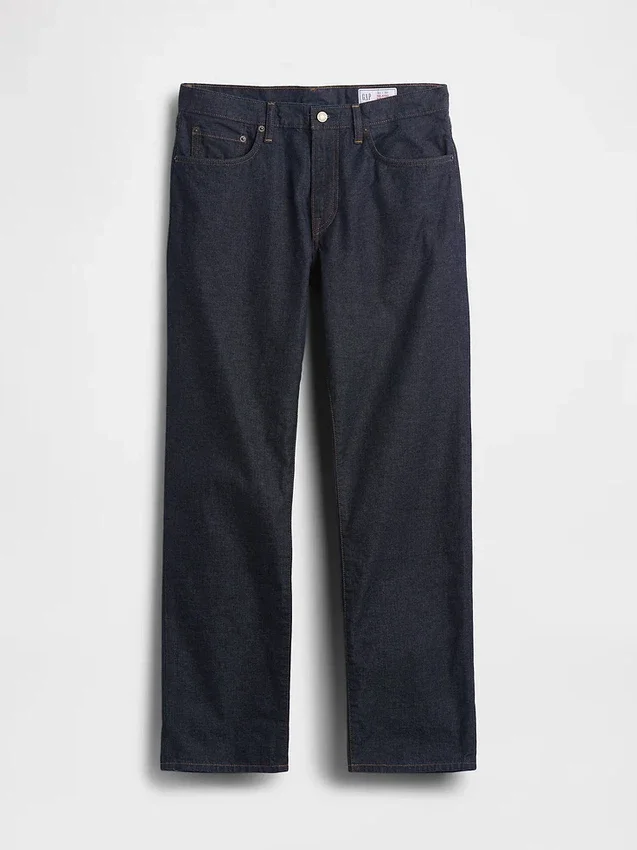 Locker sitzende Straight-Jeans