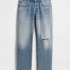 Locker sitzende Straight-Jeans