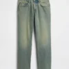 Locker sitzende Straight-Jeans