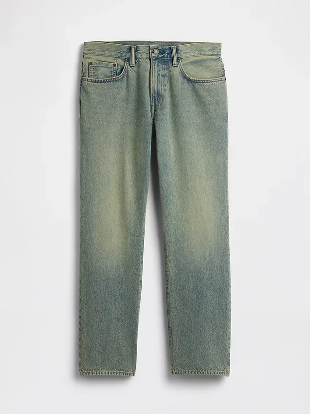 Locker sitzende Straight-Jeans