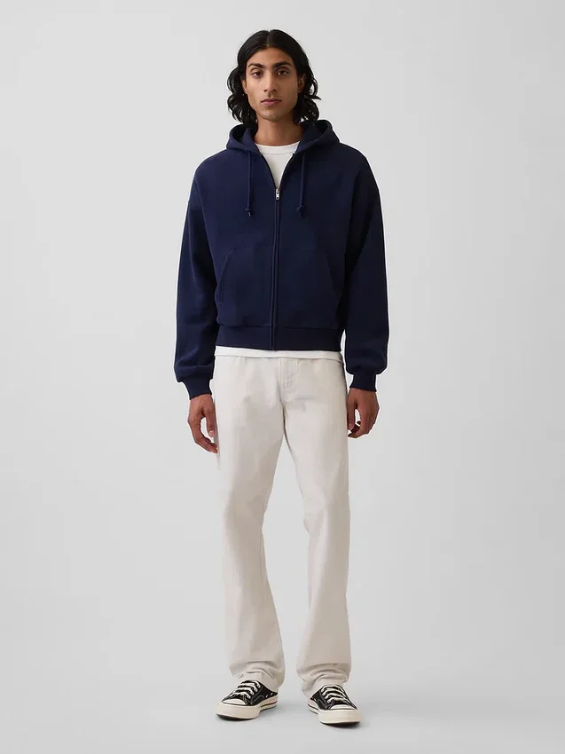 Locker sitzende Straight-Jeans