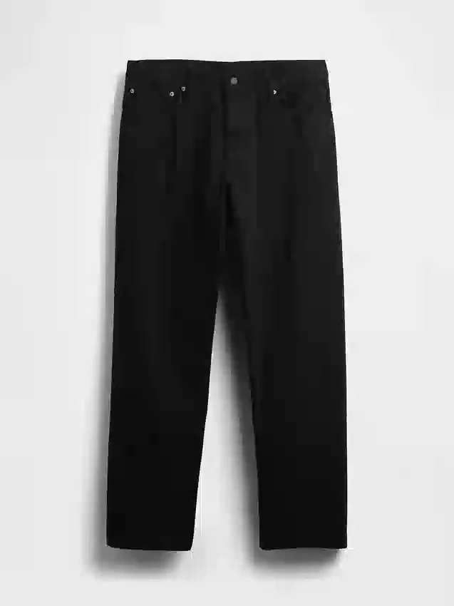 Locker sitzende Straight-Jeans