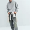 Locker sitzende Straight-Jeans