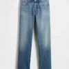 Locker sitzende Straight-Jeans