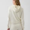 Locker sitzender Kapuzenpullover mit Reißverschluss aus 100 % Baumwolle