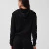 Locker sitzender Kapuzenpullover mit Reißverschluss aus 100 % Baumwolle