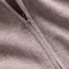 Locker sitzender Kapuzenpullover mit Reißverschluss aus 100 % Baumwolle