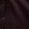 Locker sitzender Pullover aus Baumwollmischung mit V-Ausschnitt