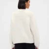 Locker sitzender Rundhals-Pullover aus Baumwollmischung