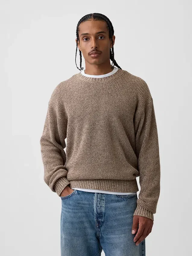 Locker sitzender Shaker-Pullover
