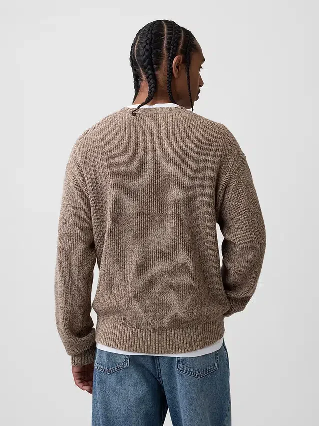 Locker sitzender Shaker-Pullover