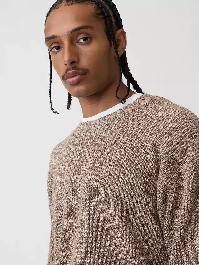 Locker sitzender Shaker-Pullover