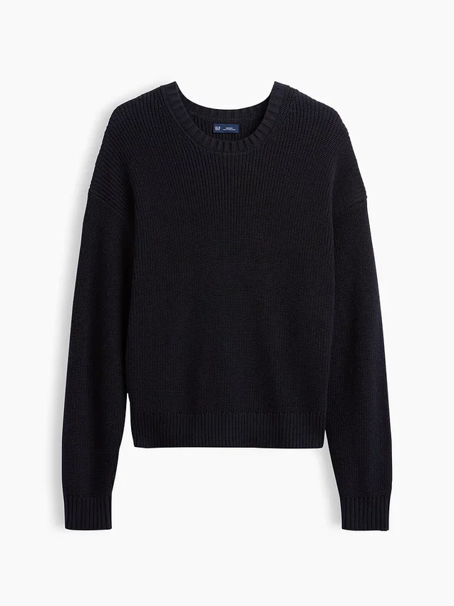 Locker sitzender Shaker-Pullover