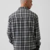 Locker sitzendes Flanellhemd aus Bio-Baumwolle