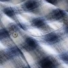 Locker sitzendes Flanellhemd aus Bio-Baumwolle