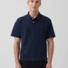 Locker sitzendes Piqué-Poloshirt